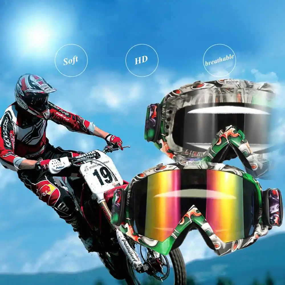 Противопылевые мотоциклетные очки велосипедные внедорожные шлемы лыжные