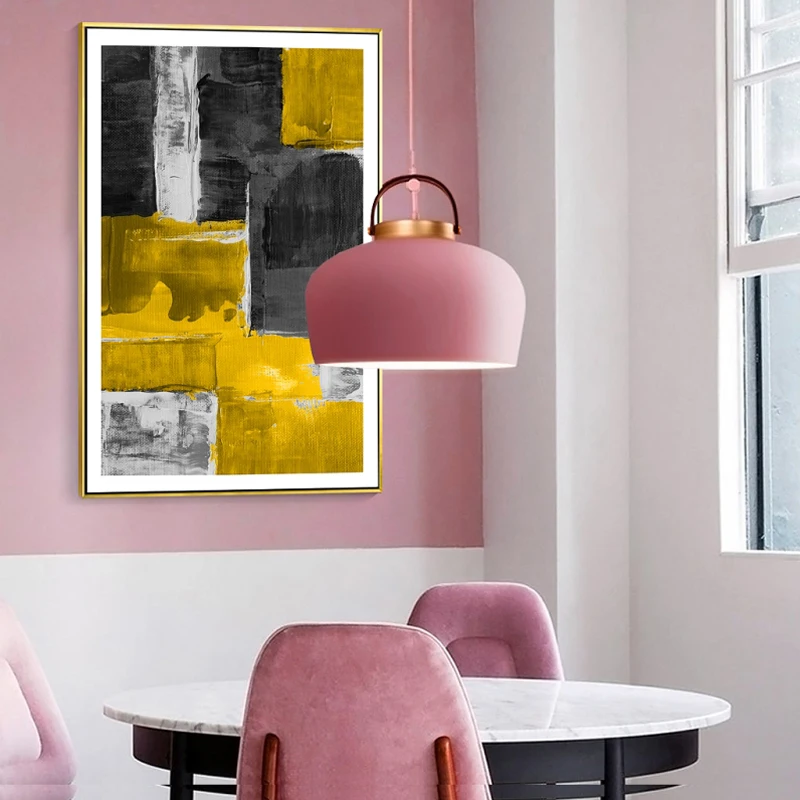 Скандинавский Рог олень золотые фигуры настенное Искусство Холст простота