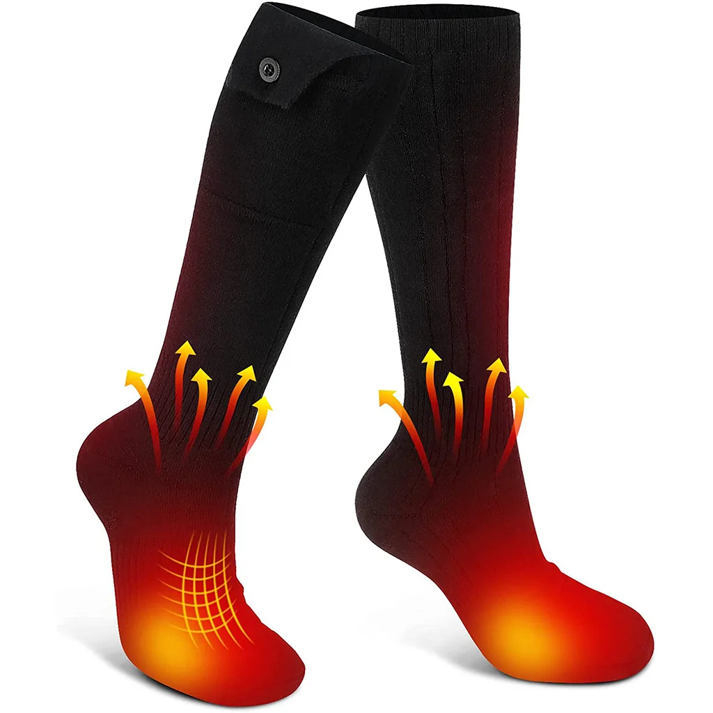 Heated Socks Electric Socks for Men and Woman with 5000mAh Rechargable Battery Electric Heated Socks Foot Warmers
