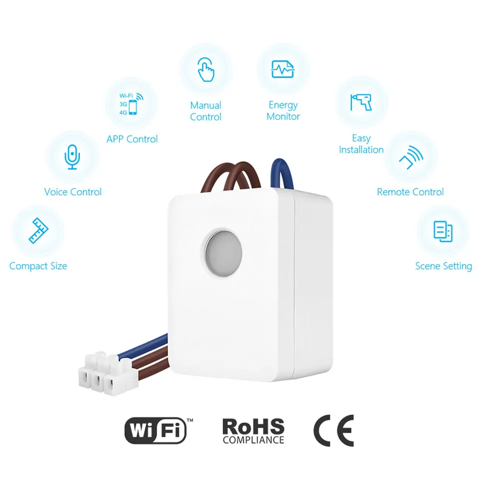 Broadlink SCB1E умный WiFi модуль управления измерительный переключатель Wifi IFTTT