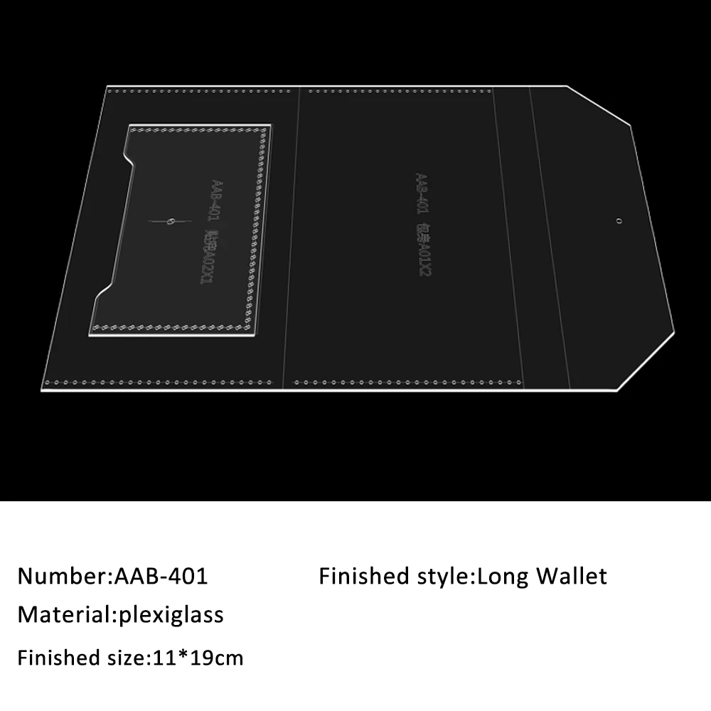DIY handmade leather wallet mobile phone bag acrylic version type drawing art making paper pattern | Дом и сад