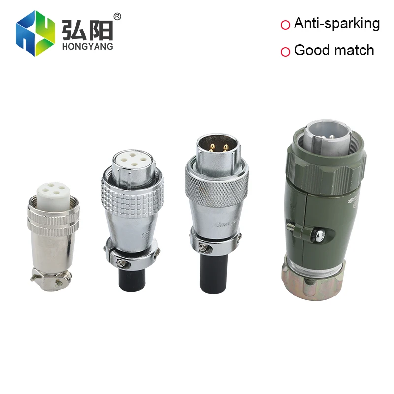 Spindle Aviation Socket Connector Plug Socket 4-Pin Cnc Milling Machine Spindle Aviation Plug Cable Adapter DIY Accessories enlarge