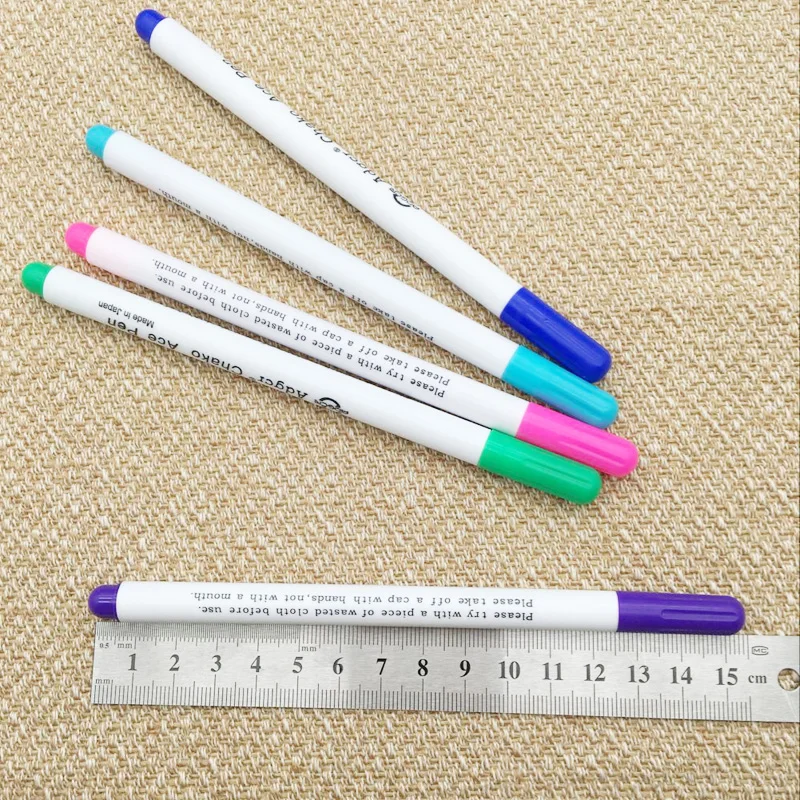 2 шт красочные стираемые маркер ручка ткань Краска Маркер Портной Мел швейный