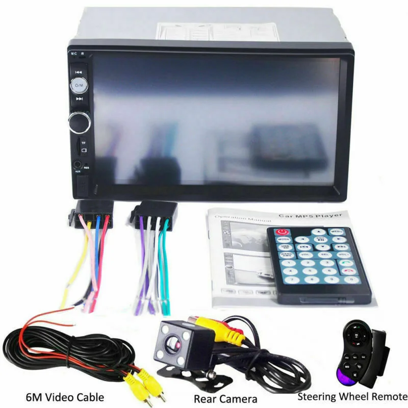 

Hot Bluetooth FM Player Stereo Radio Car 7 Inch HD MP5 Touching Screen Rearview Camera Function X66