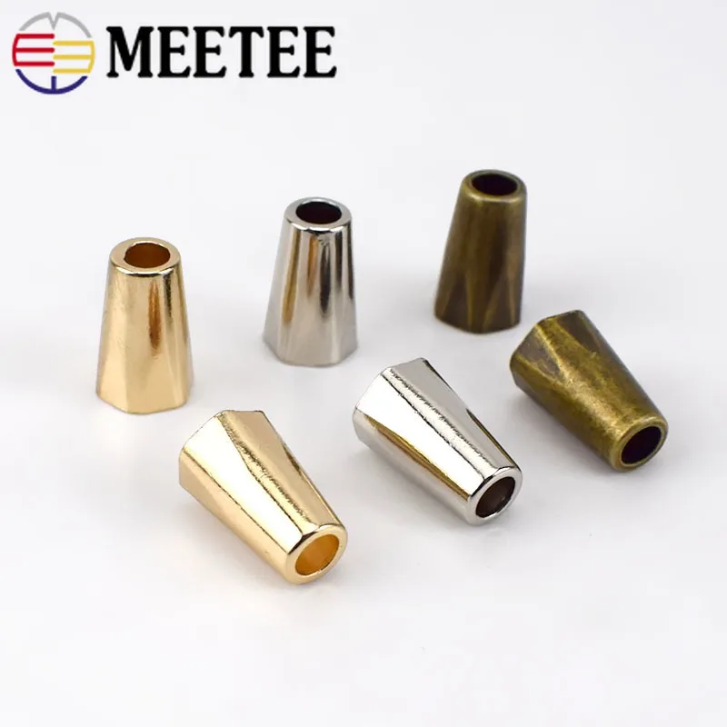 100 шт. Meetee металлические застежки круглый шнур шляпа замок тумблер застежка