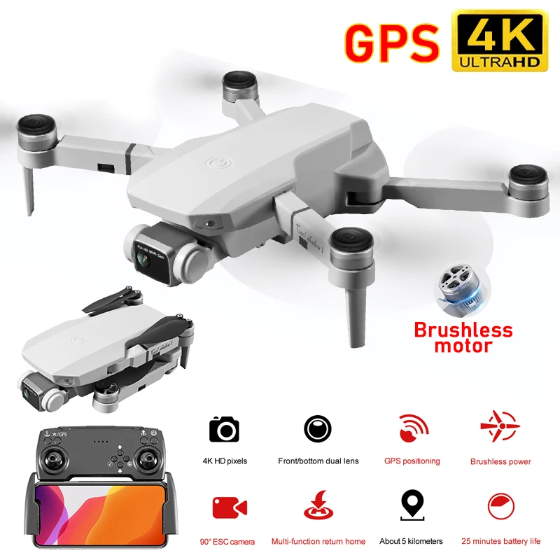 

Складной Квадрокоптер S107, 4K HD, GPS, Wi-Fi, FPV, время полета 28 минут