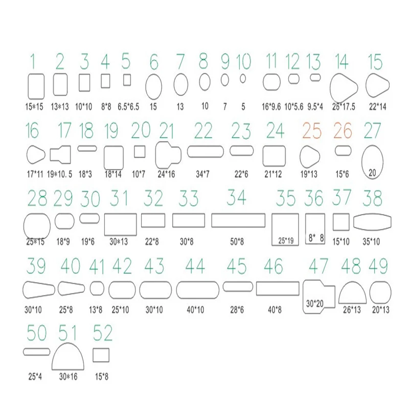 MIUSIE 5 шт./компл. дырокол Дырокол ручной работы кожевенное ремесло набор