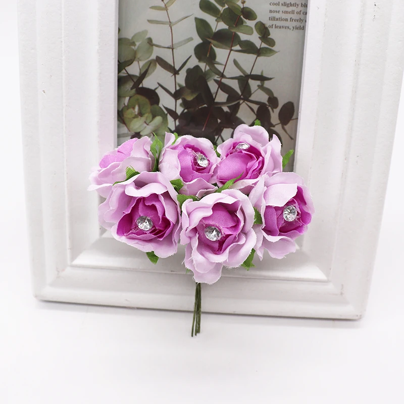 Искусственные цветы розы марля бриллианты свадебная обувь головной убор