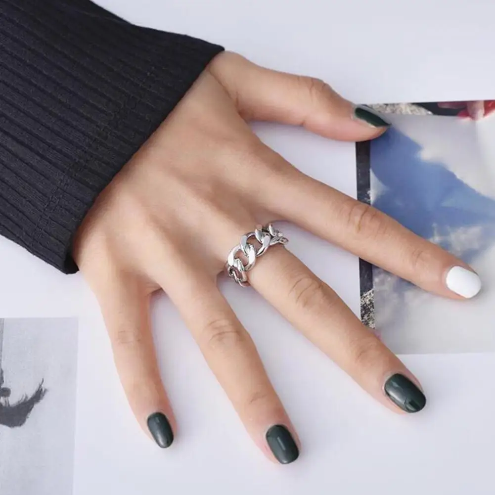 

Винтажная цепь в стиле панк, ручная работа, толстая витая Геометрическая парная бижутерия, подарки A3n1