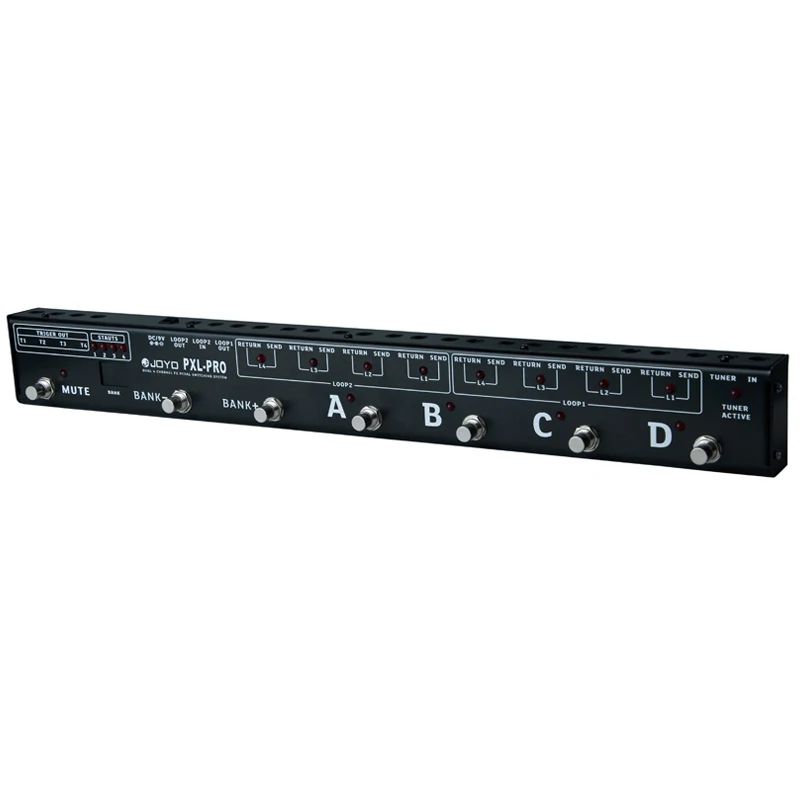 

Guitar Pedal Effect Controller Foot Controller 8 FX LOOP Channels Guitar Amp Pedal Effects Channels Setting Guitar Bass Parts