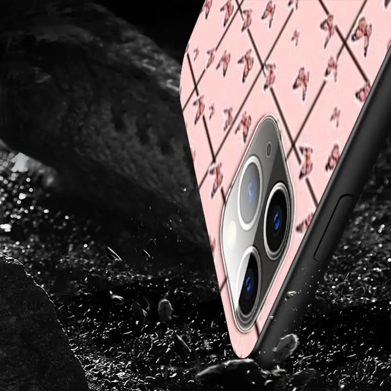 

Fashion Brand Doll Bratz Luxury For Apple iPhone 12 11 Pro Max mini XS Max XR X 8 7 6 6S Plus 5S SE 2020 Soft Black Phone Case