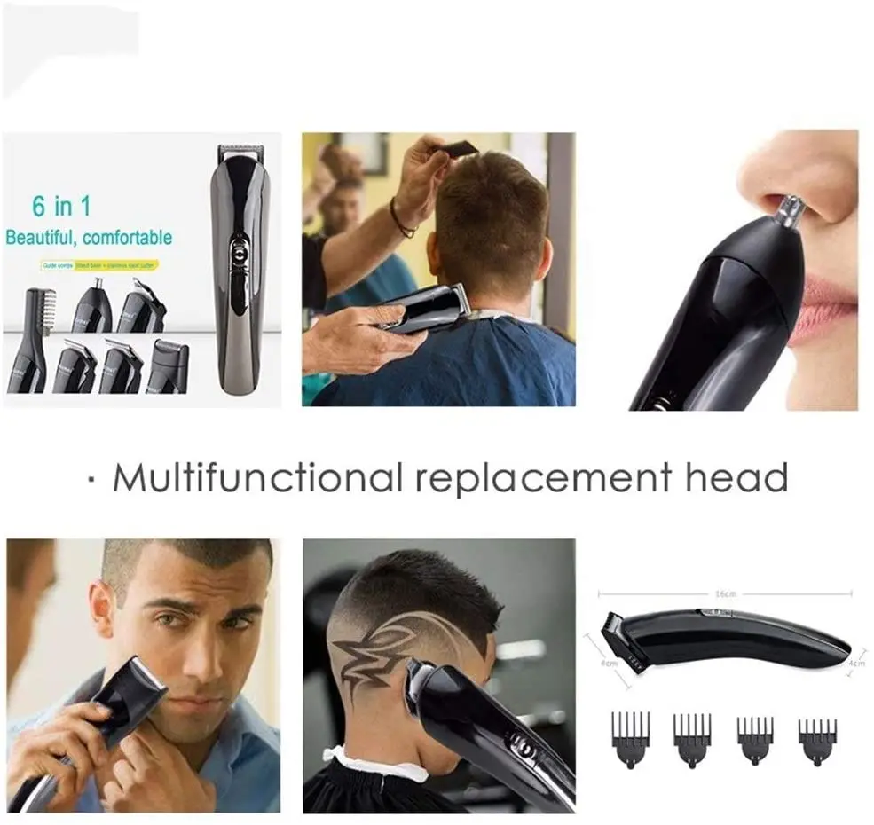 Kemei 11 In 1 Multifunction Hair Clipper Professional Trimmer for Men Electric Beard Cutting Machine KM-600 | Бытовая техника