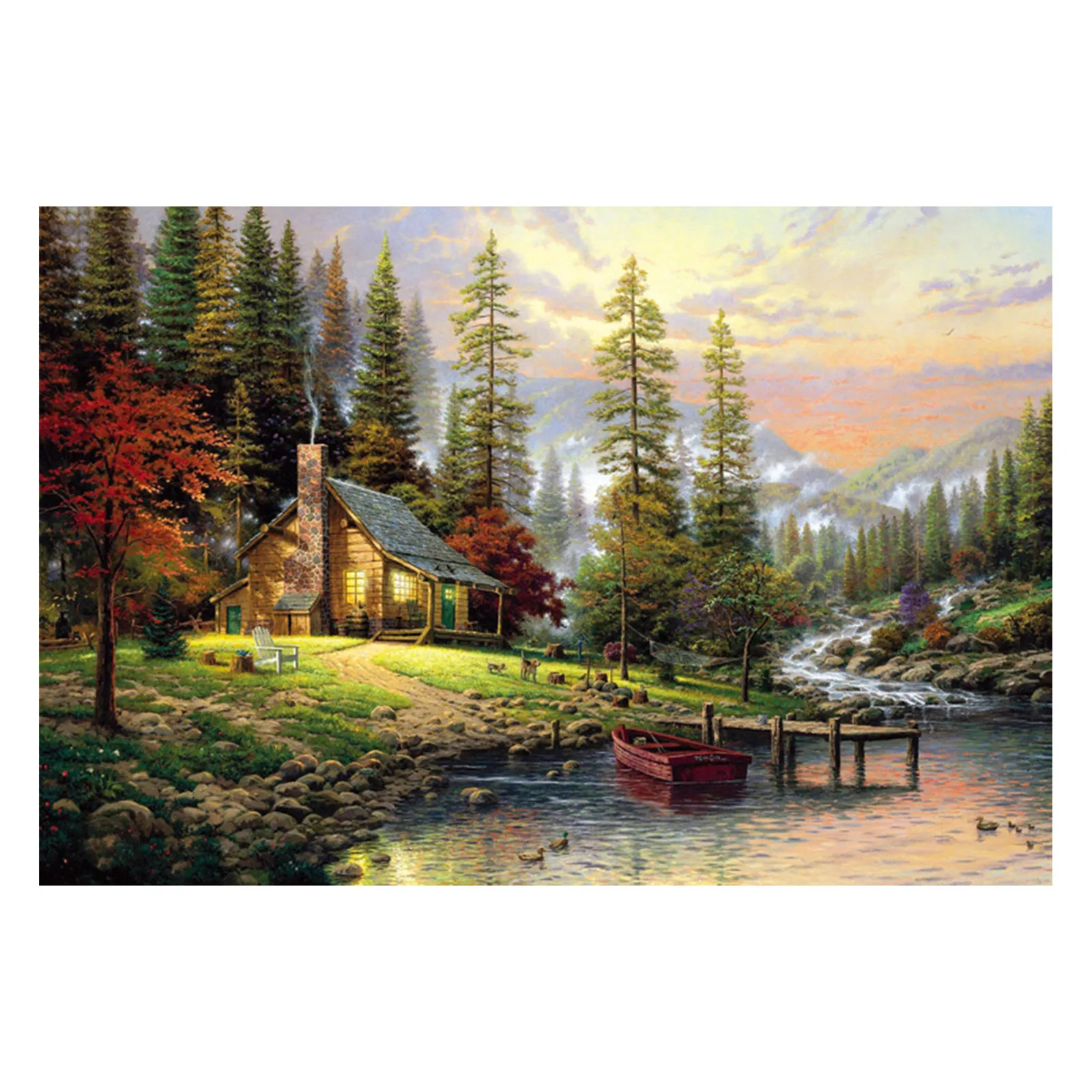 

HIINST 1000pcs Autumn Solstice Scenery Picture Jigsaw Puzzles Toys Kids Educational Toys Building Block Game New