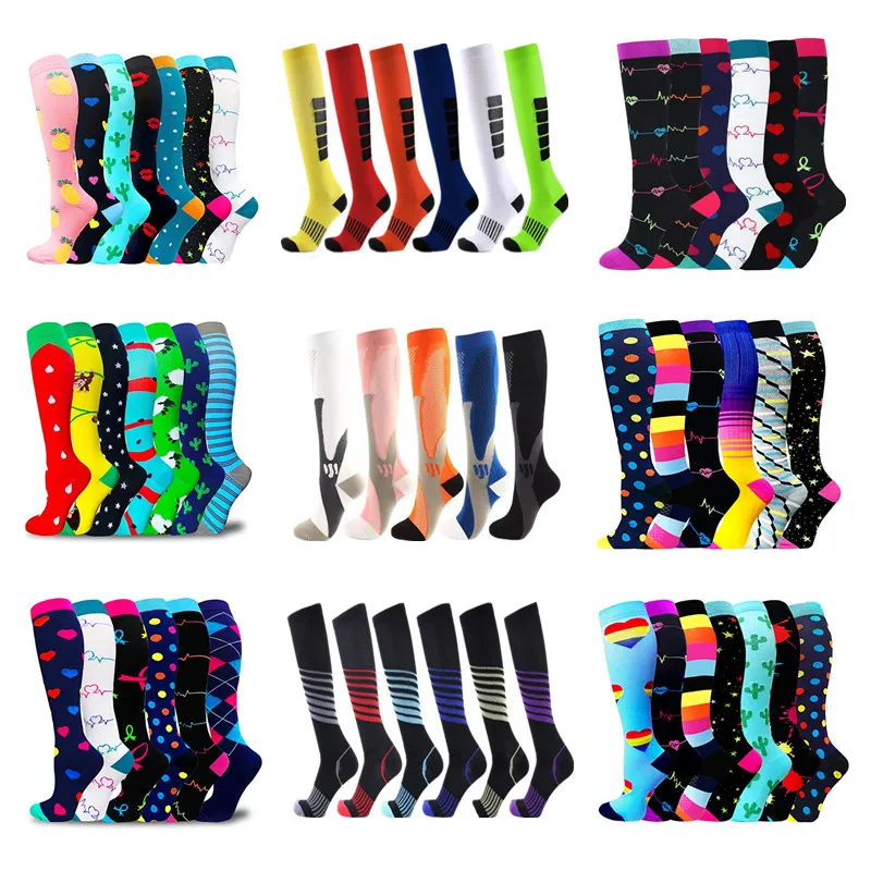 

Dropship Compression Stockings Soccer Stockings Athelete Nurses Wholesale Socks Men Women For Edema Diabetes Varicose Veins