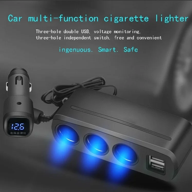 Dual USB Independent Switch Socket For Car Charger With Voltage Monitoring | Автомобили и мотоциклы