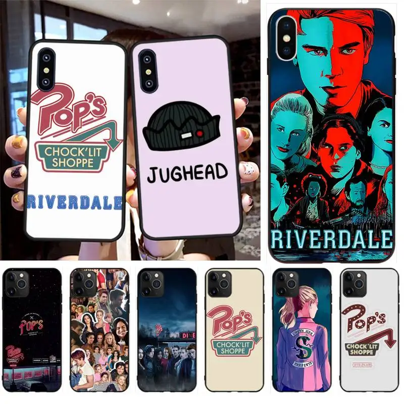 HPCHCJHM ТВ ривердейл новейший супер милый черный мягкий чехол для телефона Капа iPhone