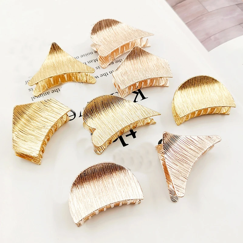 Женская заколка для волос YJ332 металлическая с геометрическим рисунком аксессуар