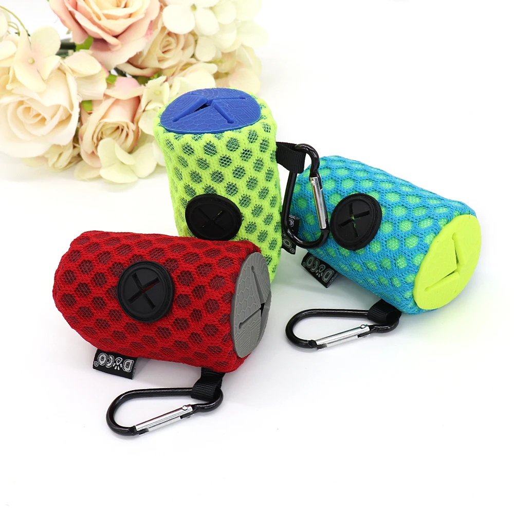 Портативный корма мешком для мусора на открытом воздухе Щенок Кот мусорный мешок