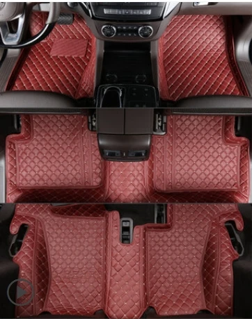 Лучшее качество! Специальные автомобильные коврики на заказ для Mercedes Benz GL 350 X164 7