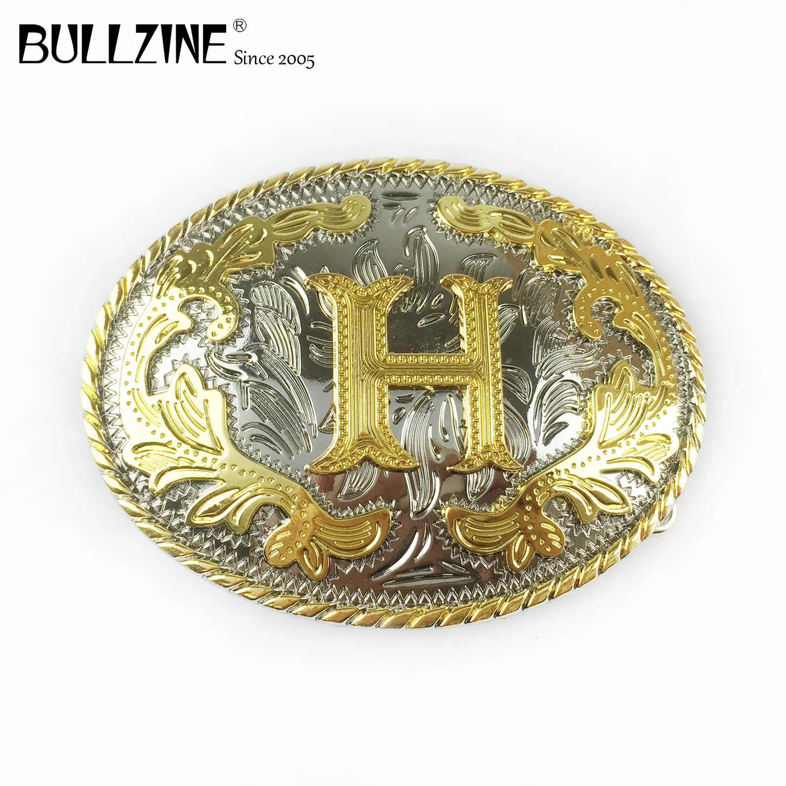 Bullzine оптовая продажа поясная пряжка из сплава цинка с надписью х ремешком и