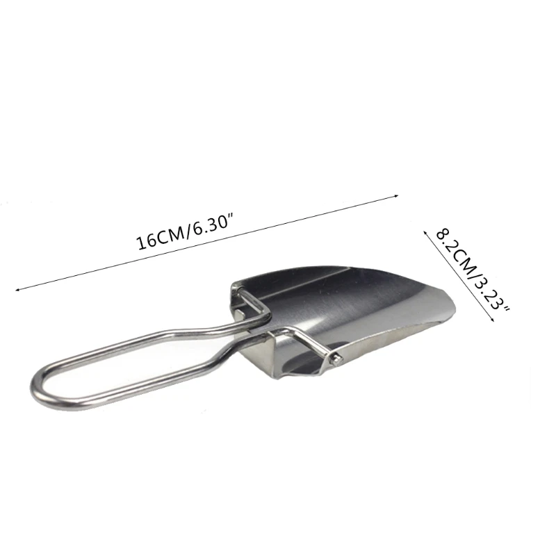 

V-shaped Shovel Surface Easy to Break the Soil Slim Shovel Body Adapt to Various Soil Terrains Small Mini Shovel