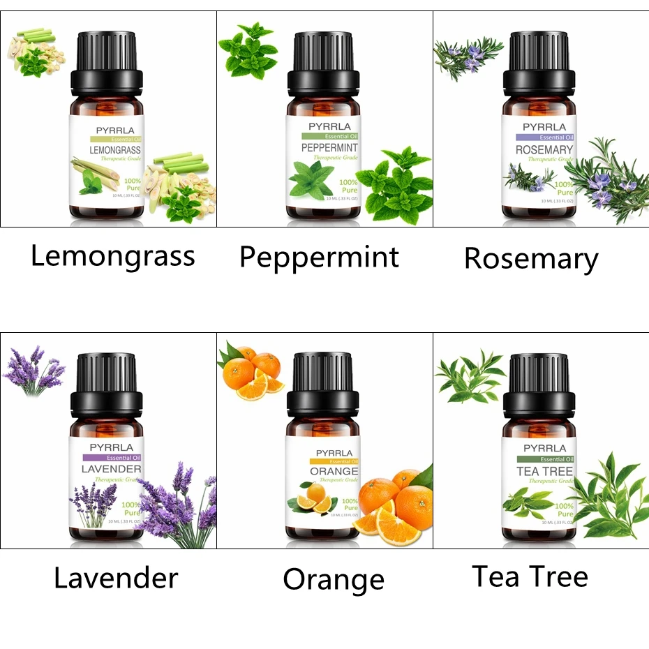 Pyrrla под глазами 10ml 6 шт./компл. с подарочной коробкой чистое эфирное масло для