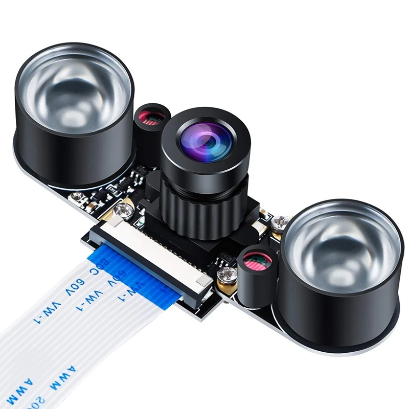 

Для камеры Raspberry Pi Модуль камеры ночного видения 5 Мп OV5647 веб-камера Регулируемая камера видео 1080P