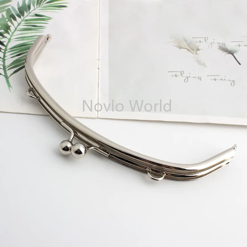 Nolvo World 4-10 pieces 21*7.5cm Aluminum Handle Silver handles for bags purse handles