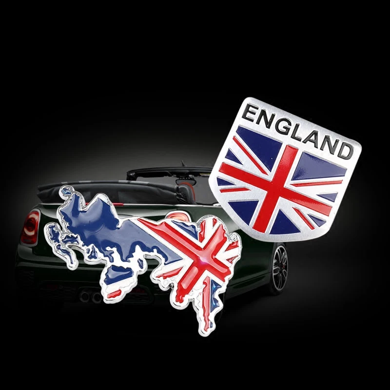 Украшение заднего багажника автомобиля Английский флаг металлические эмблемы