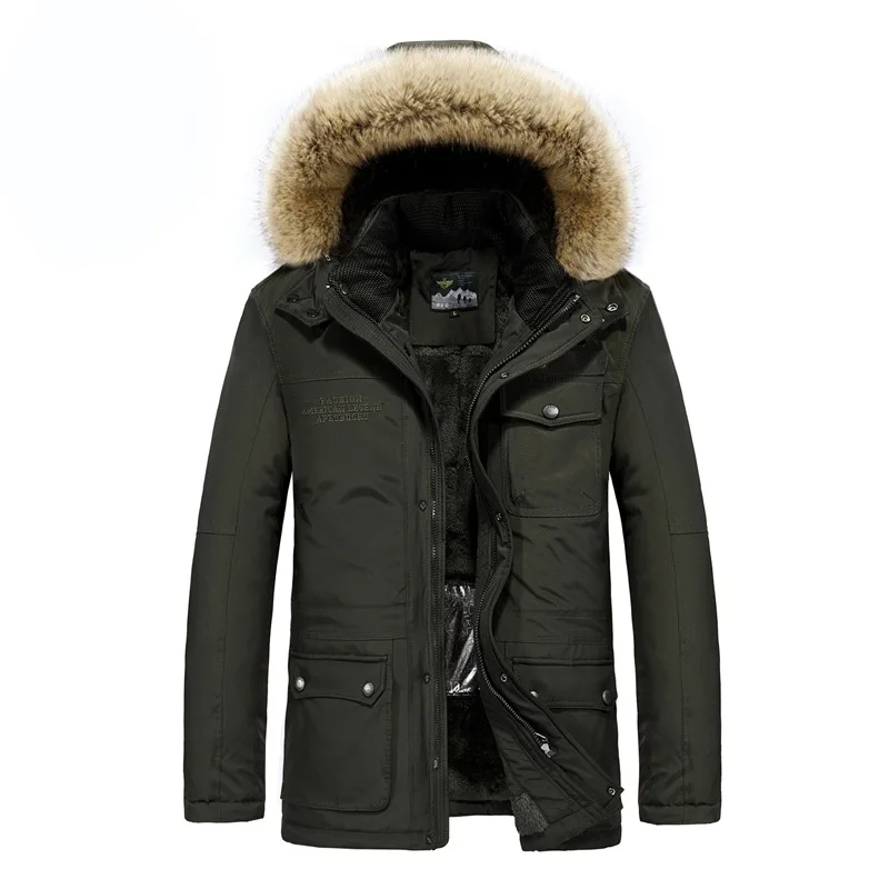 Мужская куртка с подогревом ZYNNEVA хлопковая водонепроницаемая USB-зарядкой и