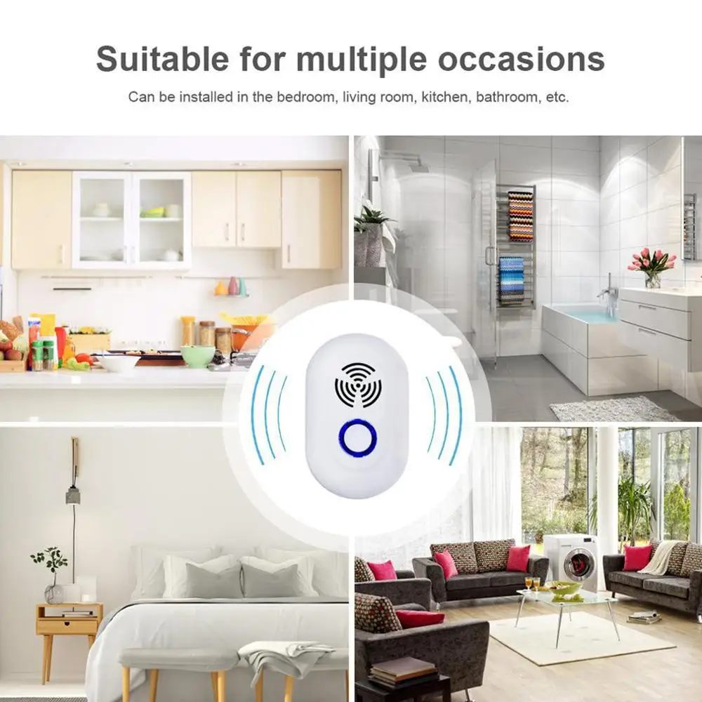 ЕС/США ультразвук электронный комаров тараканов Мышь Убийца вредителей