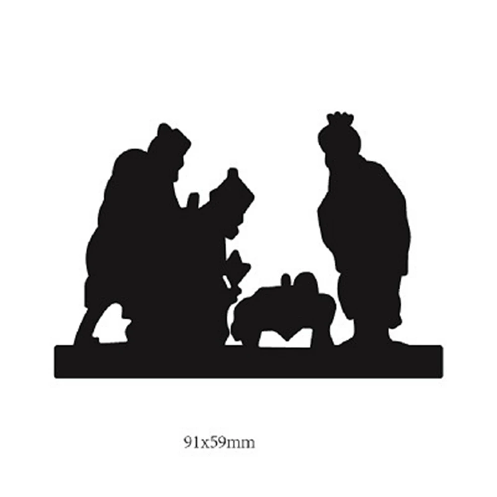 Исследуйте рождественские штампы Скрапбукинг Новые поступления металлические