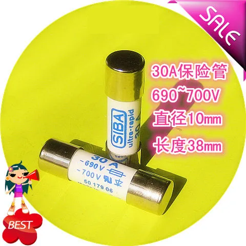 

The fuse 30 a 690 v, 700 v 10 x38mm 5017906 high quality fuse fuse