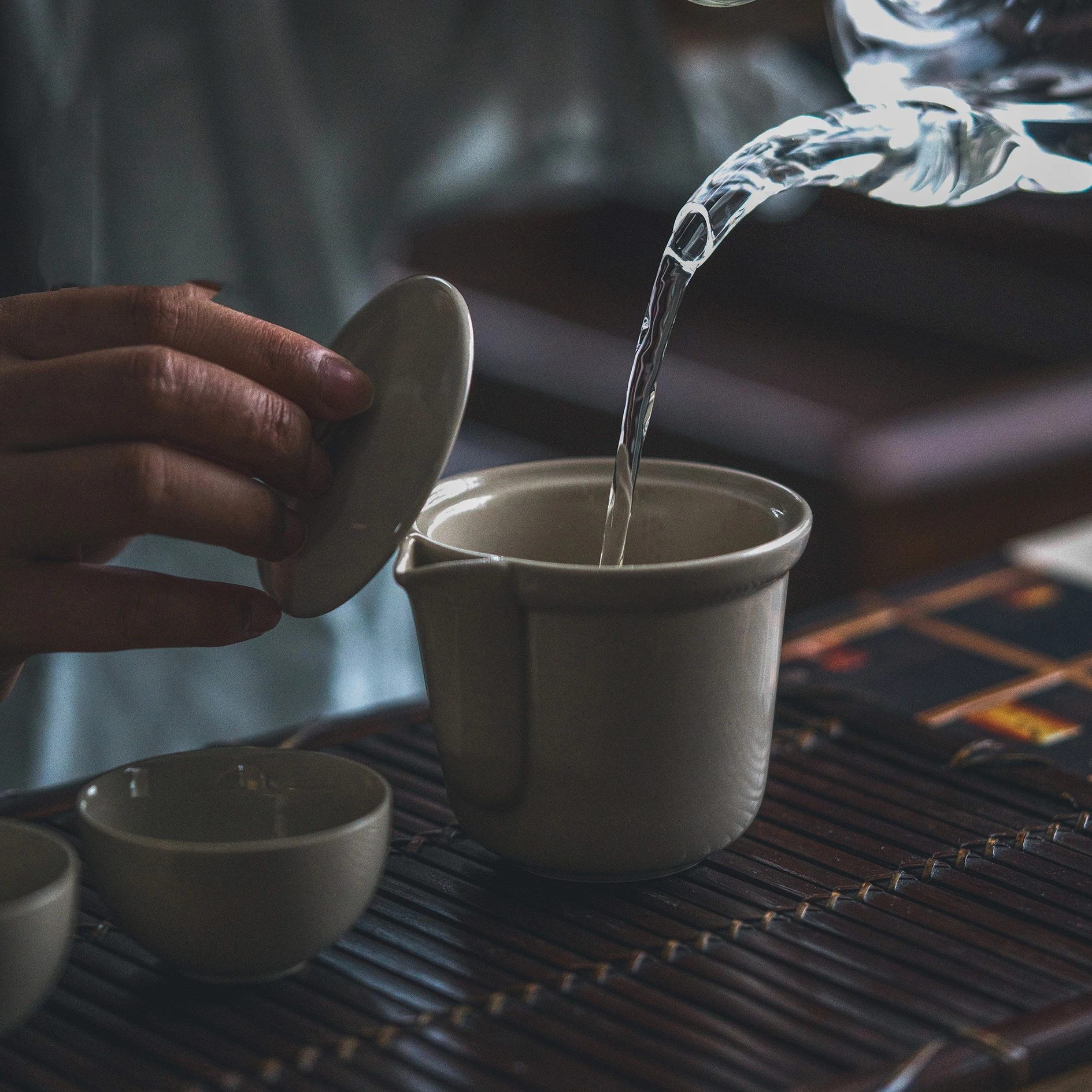 Wisamony ясень серый китайский чайный набор кунг фу gaiwan Чайник чашки ярмарка кружка