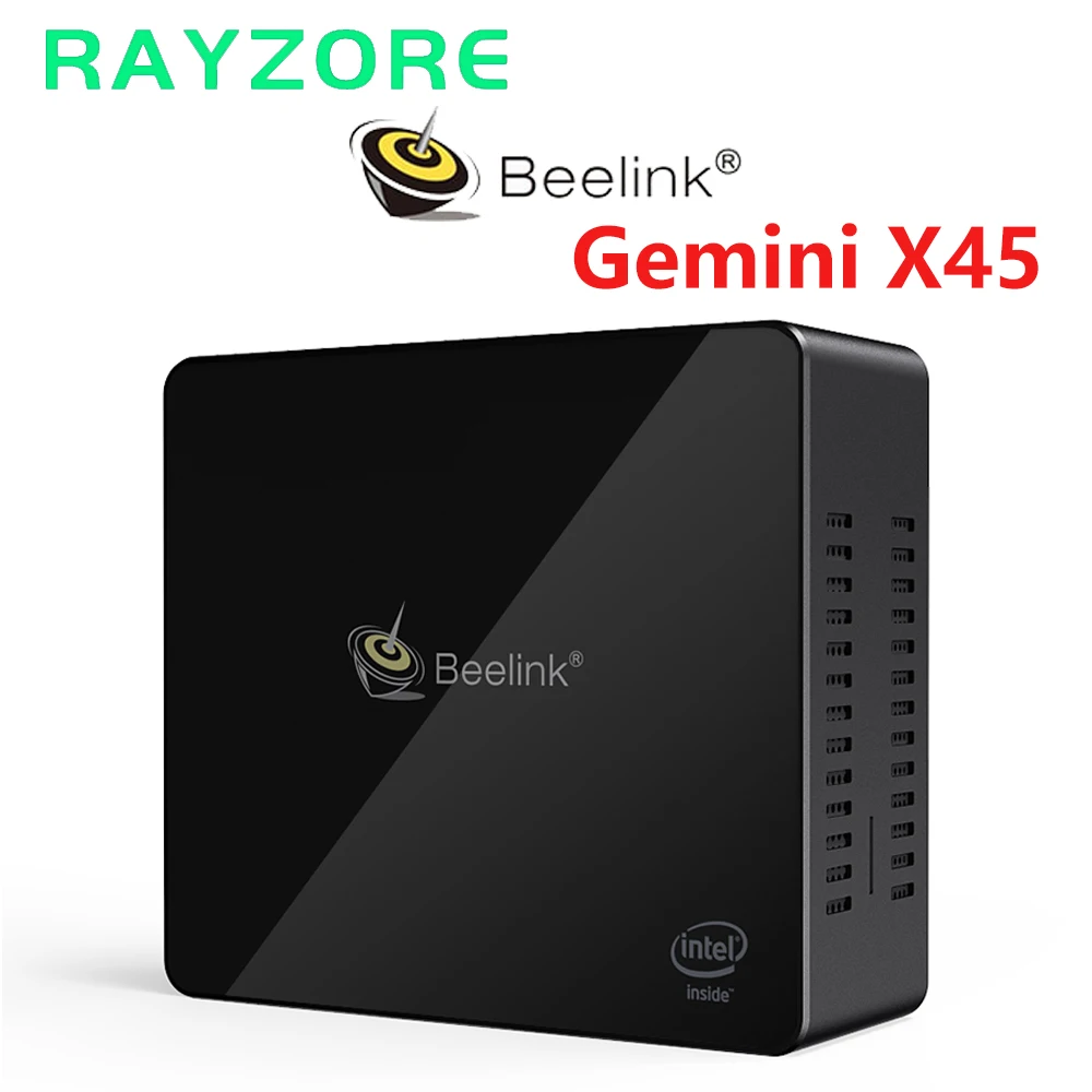 Мини ПК Beelink Gemini X45 Windows 10 J4105 DDR4 8 ГБ 128 1000 Мбит/с 2 4G 5 8G Wi Fi Bluetooth смарт ТВ приставка Vs