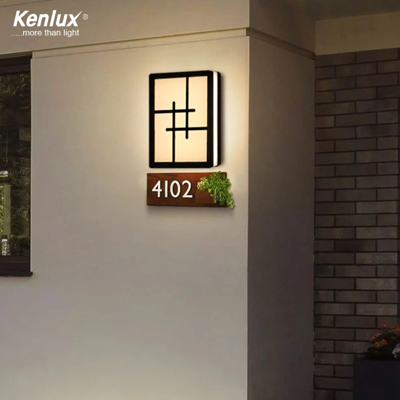 

Indoor Led Wall Light 20W Plastic Outdoor Waterproof Porch LED Wall Lamp Garden Light Bedside Bathroom Stair celling lighting