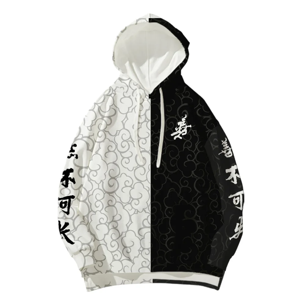 

2021 New Arrival 3D Print Good and evil Sweatshirt Streetwear High Quality Tracksuit Sweatshirt Women Pullover Clothes