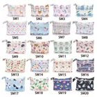 Небольшая моющаяся многоразовая тканевая сумка для подгузников 15*22,5 см, водонепроницаемая Спортивная Дорожная сумка для плавания, сумки для подгузников