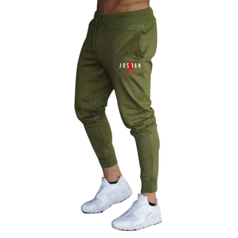 

Running Sweatpants Men's Joggers Pants Cotton Bodybuilding Skinny Sport Tracpants Gym Fitness Trousers Male Jogging Sportswear