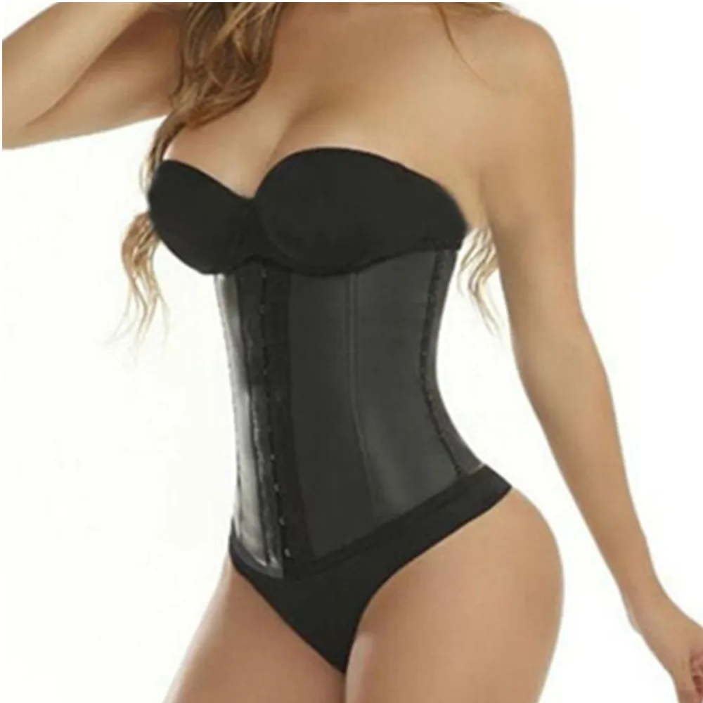 Размера плюс талии тренер корсет утягивающий латексный для уменьшения