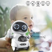 mini pocket robot voice control chat record sing dance interactive kids toy