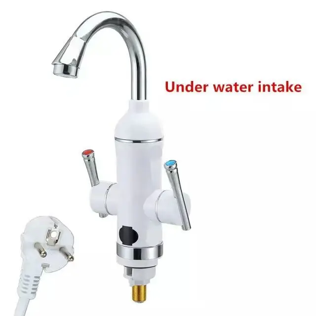 under water intake Электрический кухонный водонагреватель, кран, мгновенный нагреватель воды, кран для холодного нагрева, безрезервуарный, мгновенный, светодиодный, ЕС - Цвет: under water intake