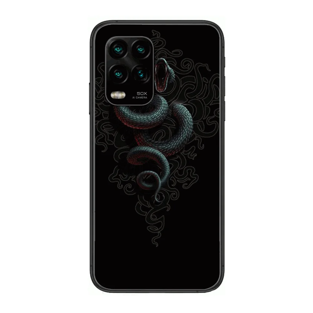 

Hand Snake Flower Snake Phone Case For xiaomi Redmi Note 9S 8 7 6 5 A Pro T Anime Black Cover Silicone Back Pretty senior
