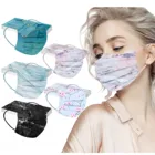 Маска для лица одноразовая трехслойная для женщин, для взрослых, из нетканого материала, волнистая, дышащая, для лица, 1050 шт.