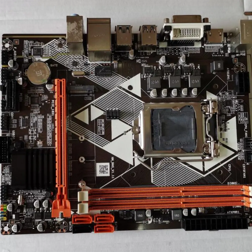 

Portable H81/B85 For Motherboard 1150-pin Quad-core I3 4130/I5 Series CPU/DDR3 Memory Desktop USB Mainboard