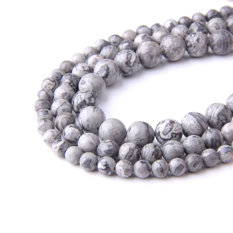 Бусины Из Натурального минерального камня диаметром 15 дюймов 4/6/810 мм | Украшения
