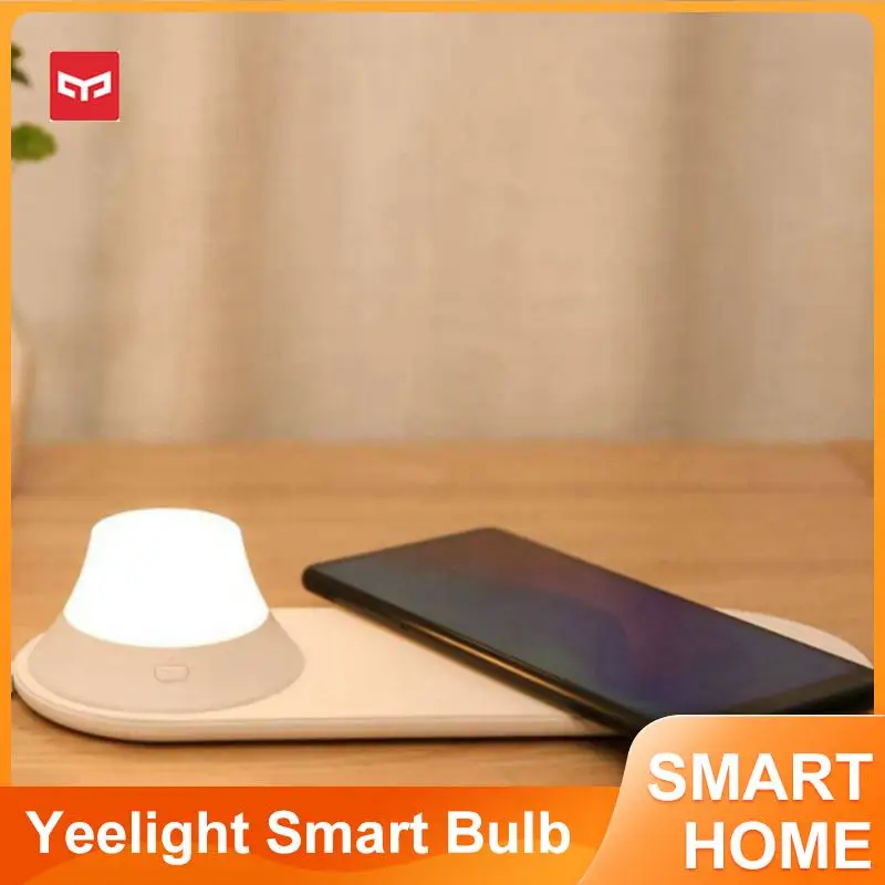 

Беспроводное зарядное устройство Yee light со светодиодсветодиодный подсветильник кой 2700K, ночсветильник с магнитным притяжением, беспроводна...
