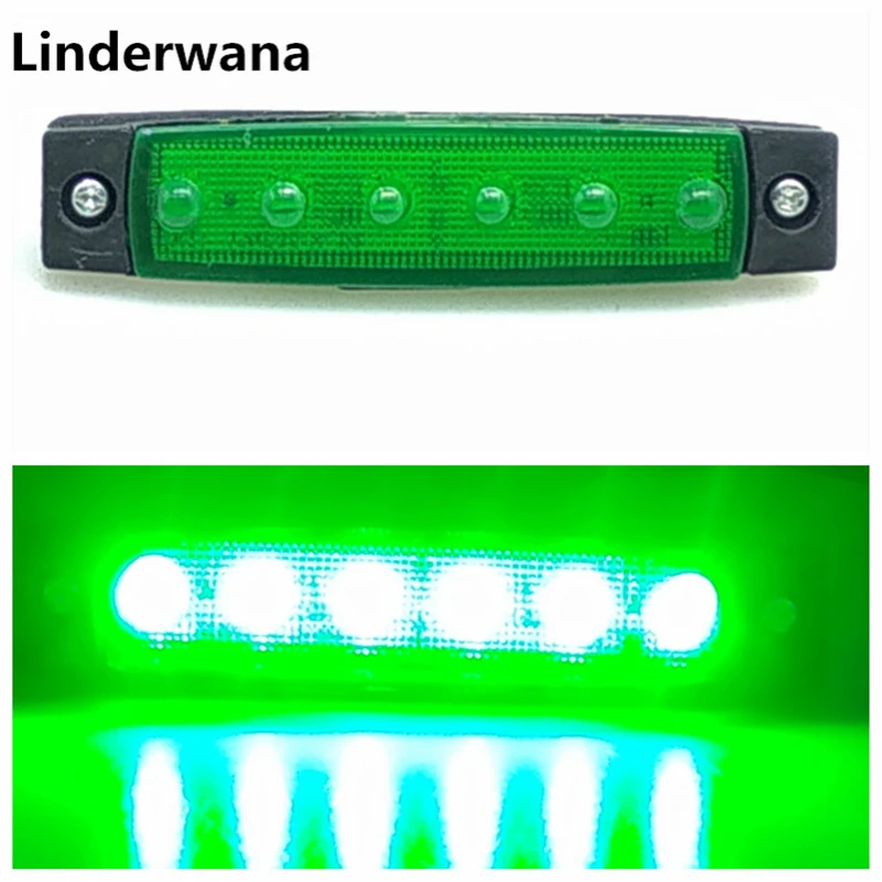 10x/4x/2x LED 6 SMD Universal Truck Trailer Caravan Car Taillights Turn Signal Brake Rear Warning Tail Light 24V 12V | Автомобили и