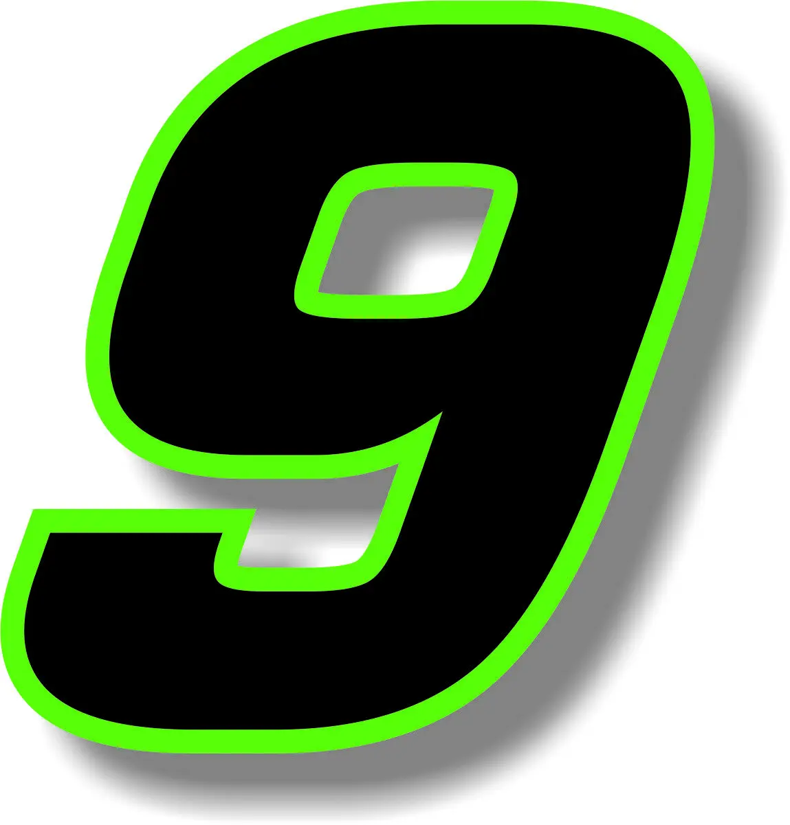 2-Дюймовая виниловая наклейка № 4 для мотоцикла графическая автомобиля внешние