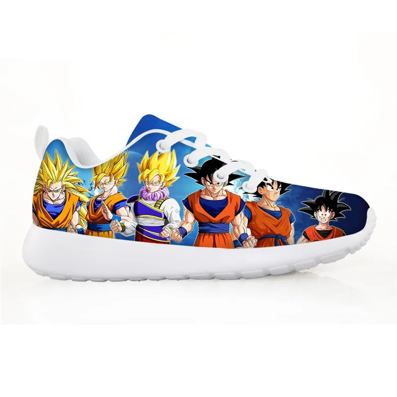 HYCOOL/детская обувь; спортивная обувь для бега; Dragon Ball Z; Детские уличные кроссовки для прогулок; спортивная обувь для мальчиков и девочек